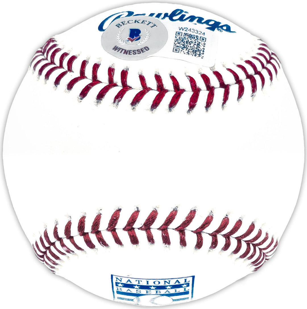 Ken Griffey Jr. Signed Official HOF Logo Baseball Seattle Mariners Beckett Wit