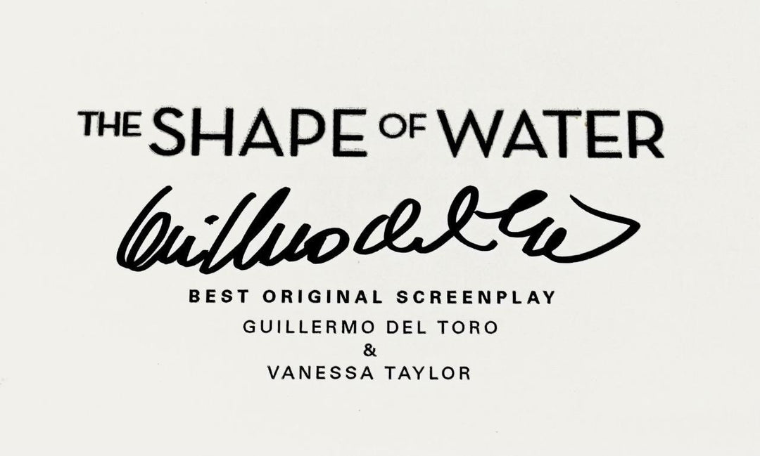 Guillermo del Toro signed The Shape of Water script autograph (C) ~ Beckett BAS