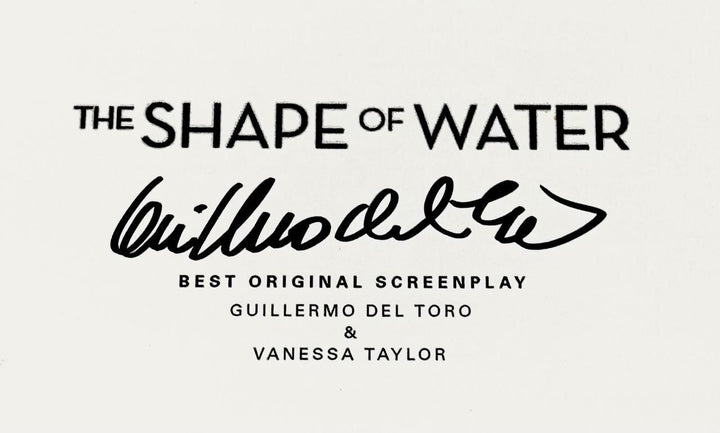 Guillermo del Toro signed The Shape of Water script autograph (C) ~ Beckett BAS
