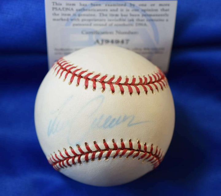 Tim Crews PSA DNA Rare Autograph National League ONL Signed Baseball