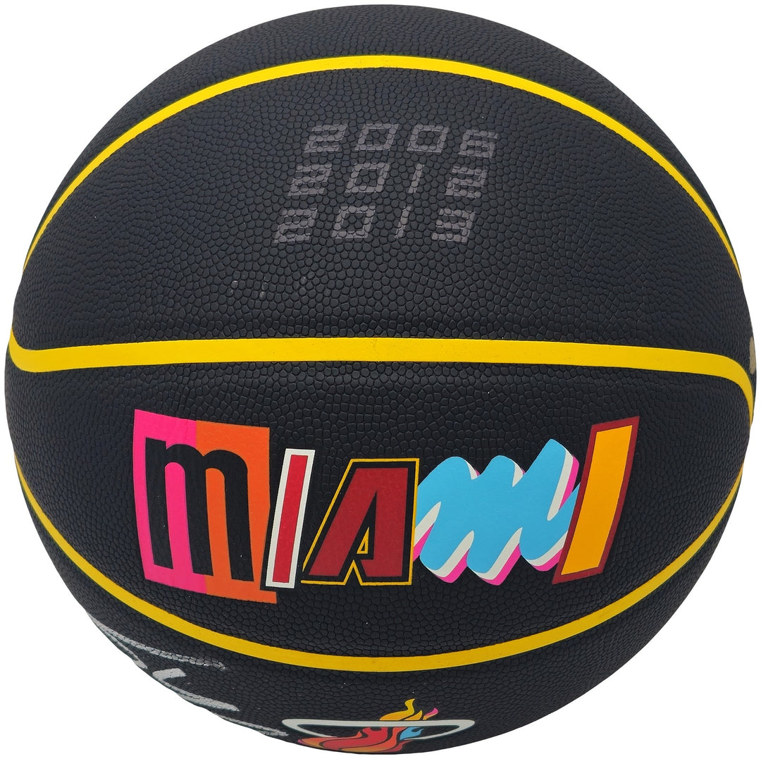 Shaquille Shaq O'Neal Auto 75th Anniversary City Edition Basketball Heat Beckett