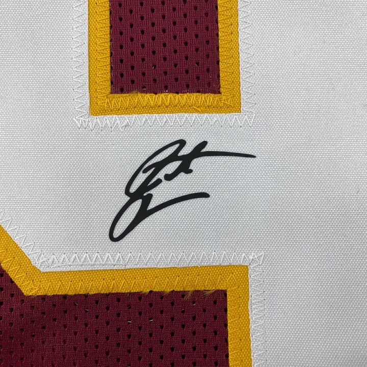 Facsimile Autographed Santana Moss Washington Red Reprint Jersey Size Men's XL