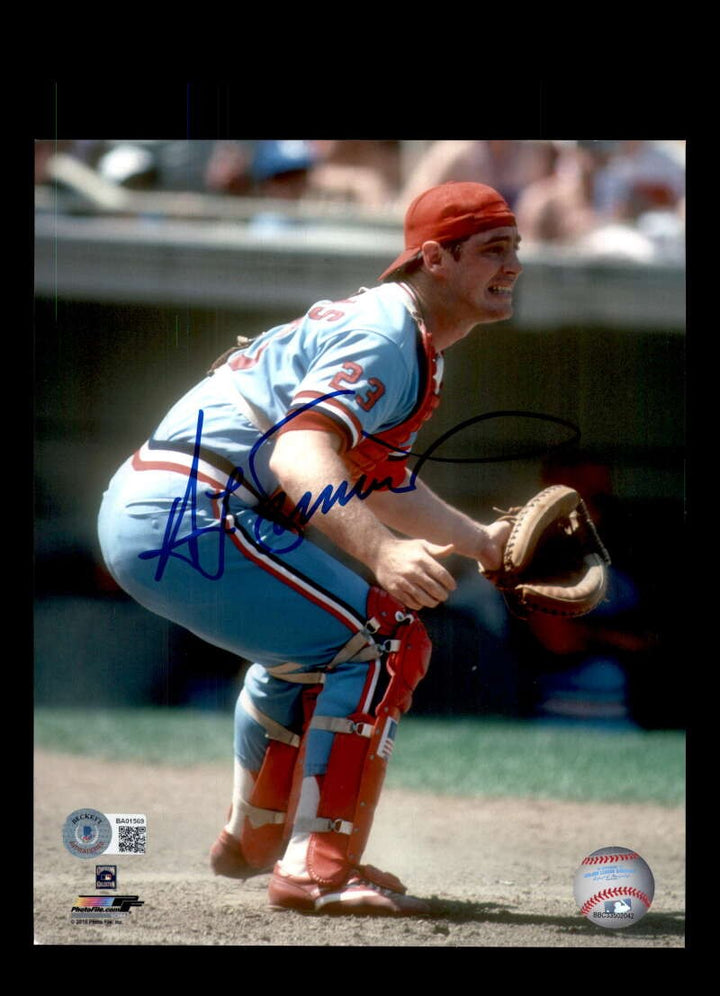 Ted Simmons Beckett BAS Signed 8x10 Photo Autograph Cardinals