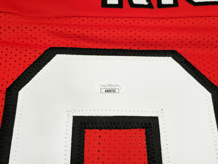 Atlanta Falcons Andre Rison Autographed Signed Red Jersey "84 TD" JSA
