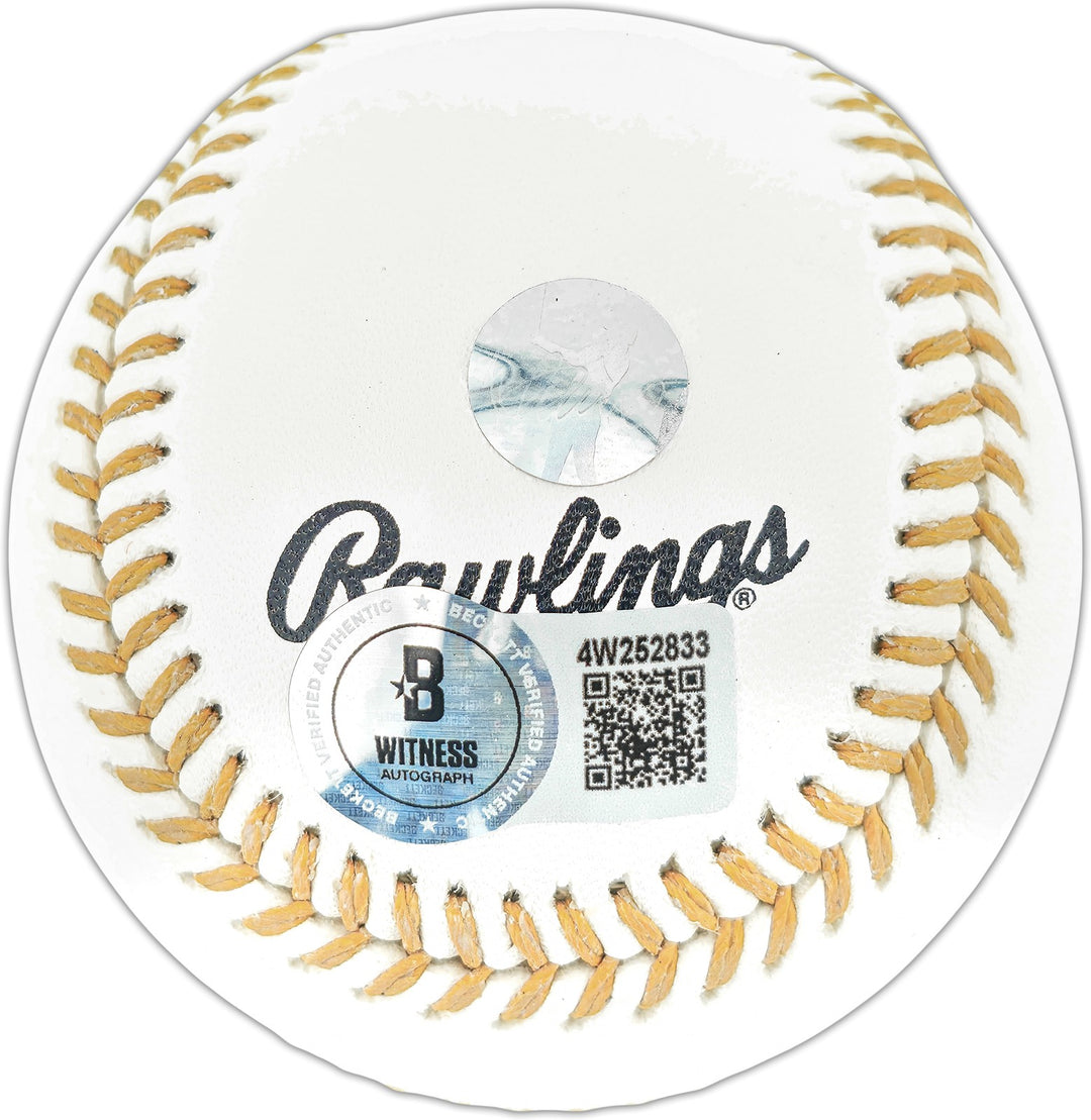 Ichiro Suzuki Auto Official Gold Glove Logo Baseball Mariners "#51" Beckett Wit