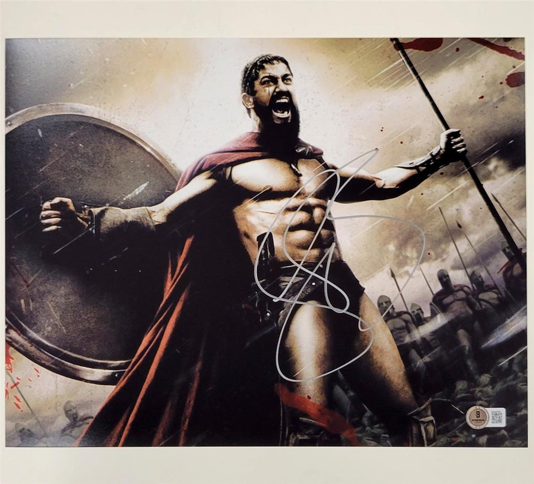 Gerard Butler signed "300" Leonidas 11x14 photo autograph ~ Beckett BAS