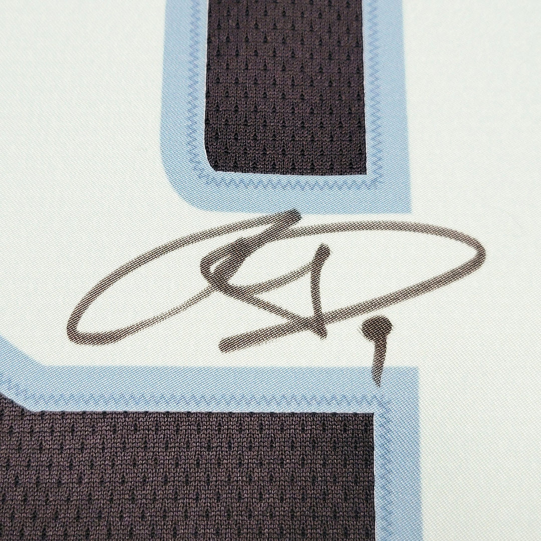 Seattle Kraken Ryan Donato Auto Blue Fanatics Jersey XL 1st Kraken Goal Fanatics