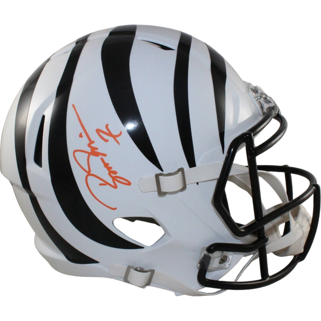 Boomer Esiason Autographed Cincinnati Bengals F/S 22 Alt Helmet Beckett 56198