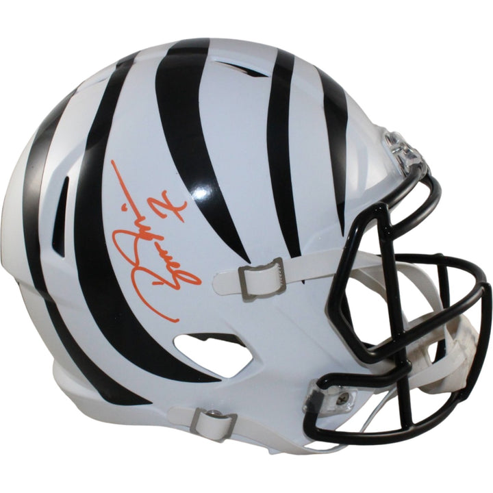 Boomer Esiason Autographed Cincinnati Bengals F/S 22 Alt Helmet Beckett 56198