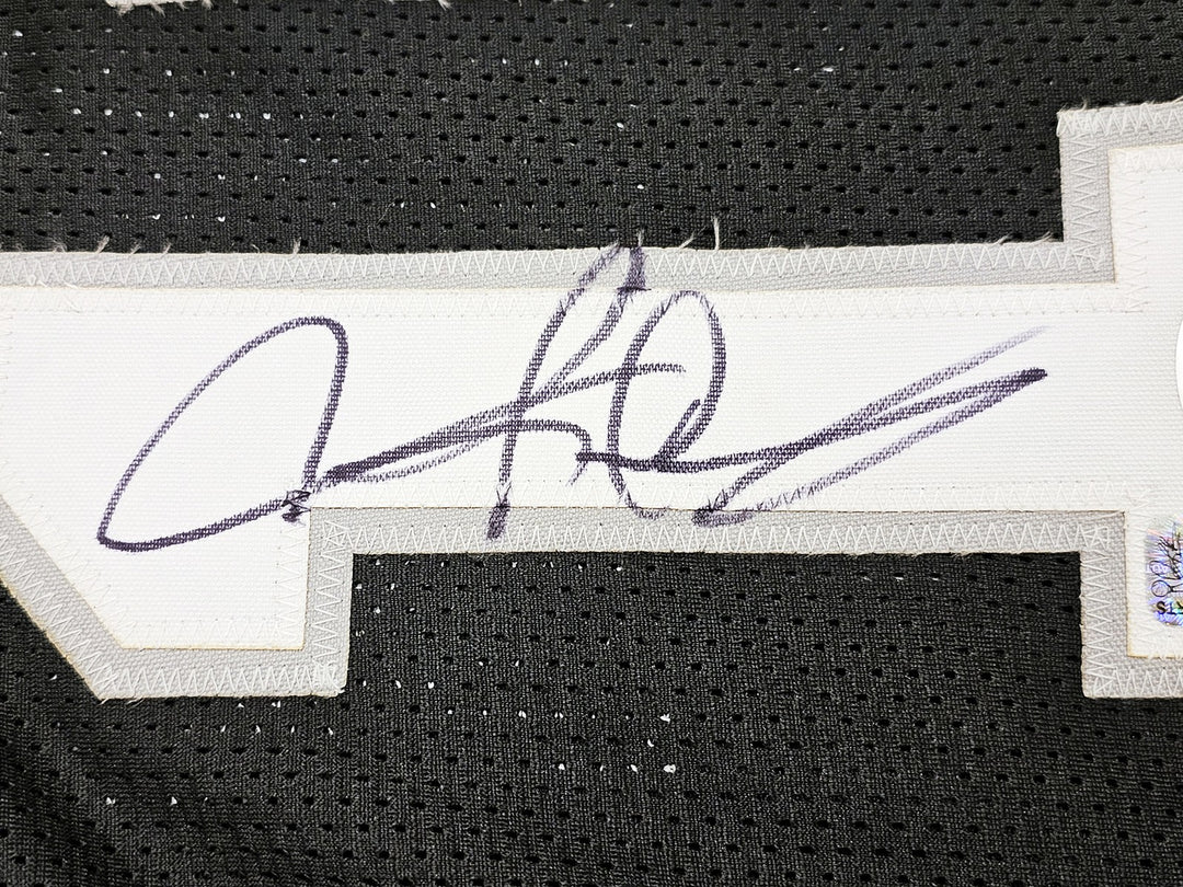 San Antonio Spurs Dennis Rodman Autographed Signed Black Jersey JSA