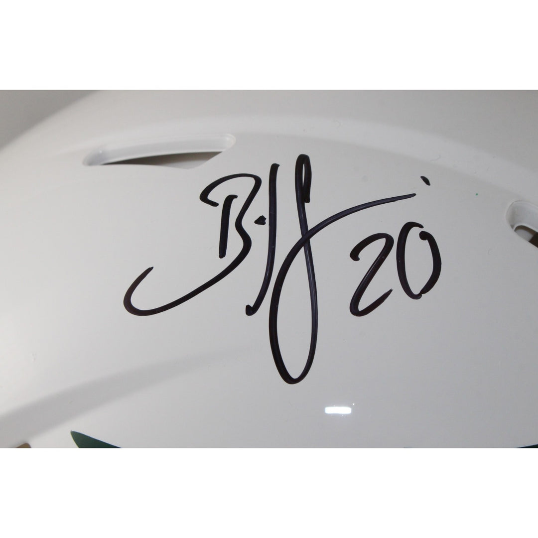 Brian Dawkns Signed Philadelphia Eagles TB Proline Helmet Beckett Witness 55780
