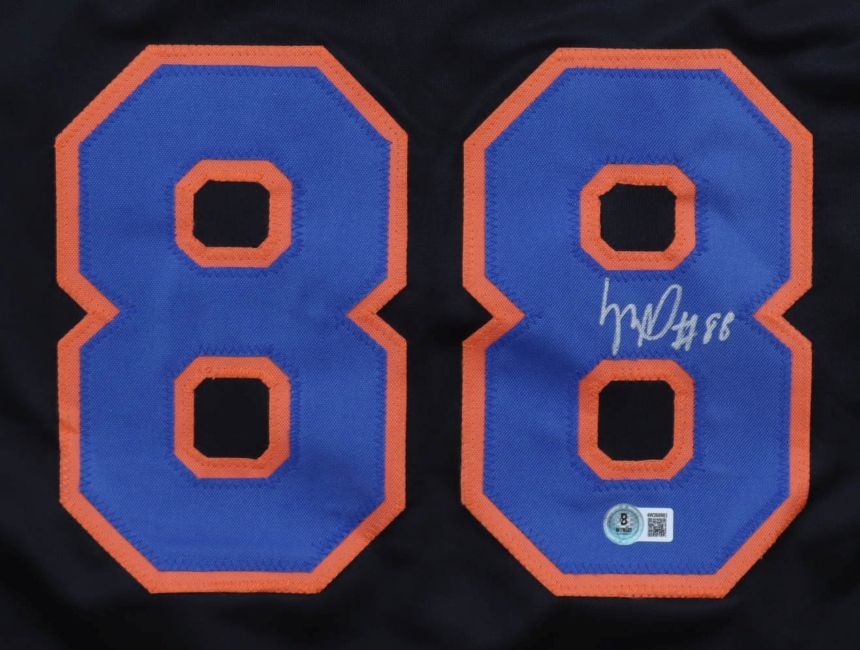 Luis Robert New York Signed Black Baseball Jersey BAS