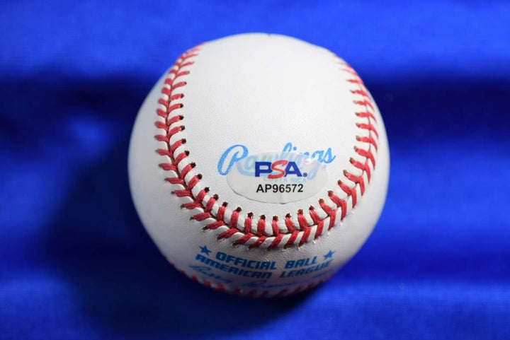 Allie Reynolds PSA DNA Autograph American League OAL Signed Baseball Yankees