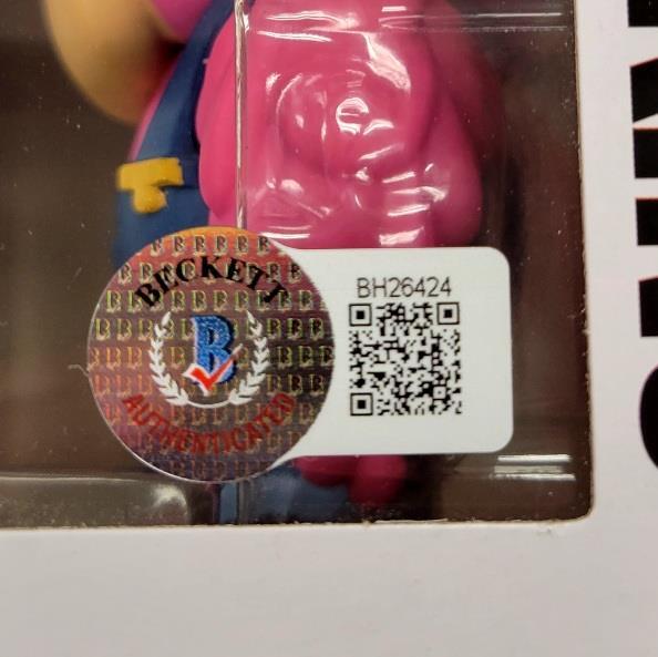 Craig McCracken signed Fuzzy Lumpkins Funko Pop Powerpuff autograph Beckett BAS