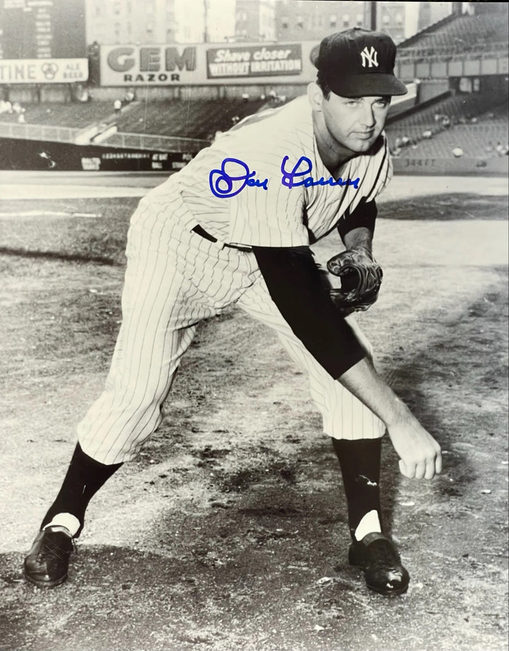 Don Larsen Autographed 8x10 Baseball Photo