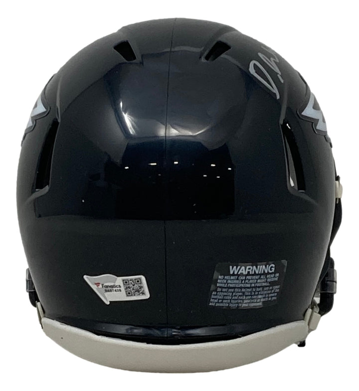 Devonta Smith Signed Philadelphia Eagles Alternate Mini Speed Helmet Fanatics
