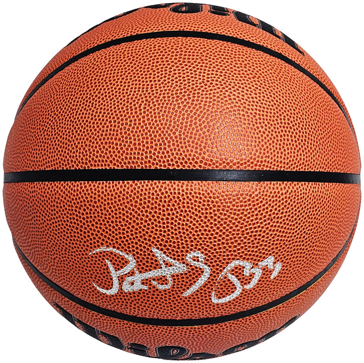 Patrick Ewing Signed Authentic Indoor/Outdoor Basketball Knicks Beckett Witness