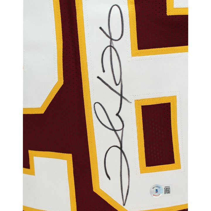Clinton Portis Autographed Washington Commanders Burgundy Jersey BAS COA Signed