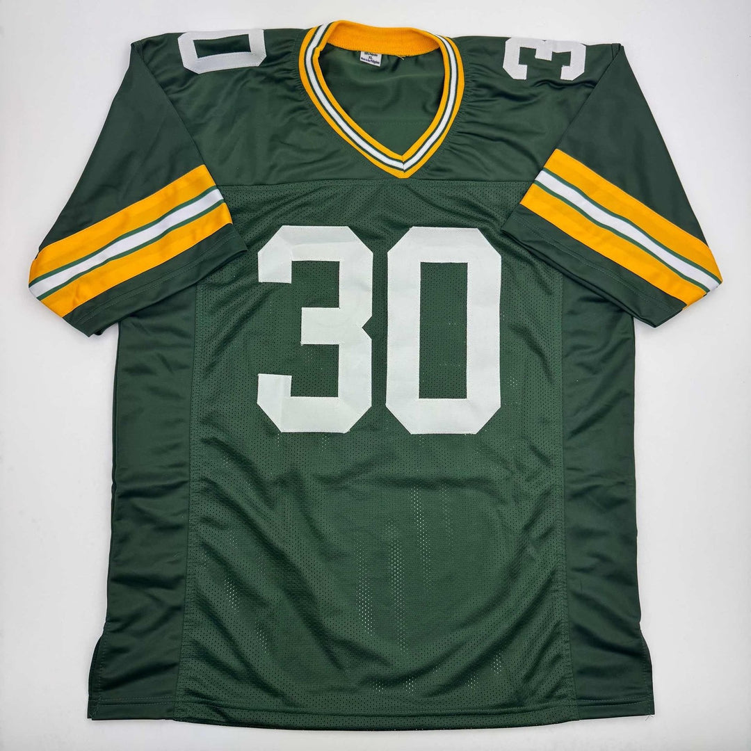 Autographed/Signed Ahman Green Green Bay Green Jersey Beckett BAS COA
