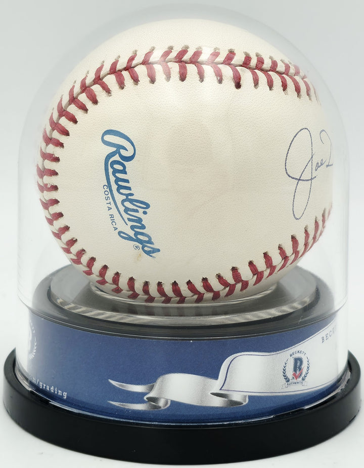 Joe Dimaggio Signed AL Baseball New York Yankees Auto GM 10 Beckett #18282442