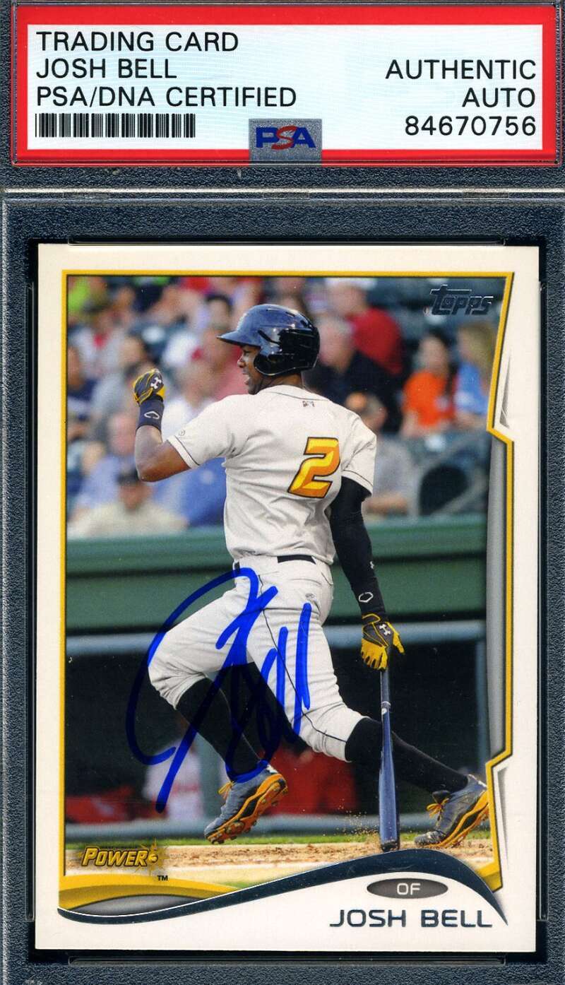 Josh Bell PSA DNA Signed 2014 Topps Rookie Autograph