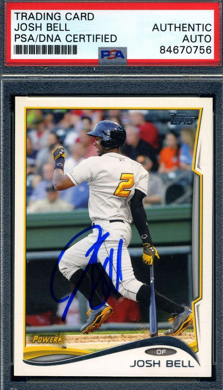 Josh Bell PSA DNA Signed 2014 Topps Rookie Autograph