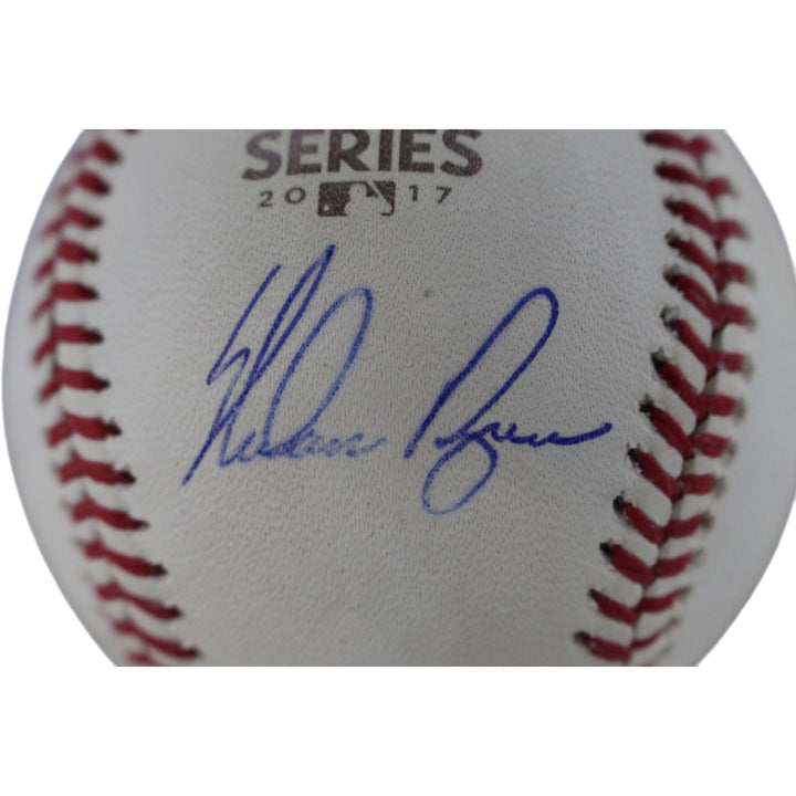 Nolan Ryan Autographed Houston Astros 2017 World Series OML Baseball MLB 53290