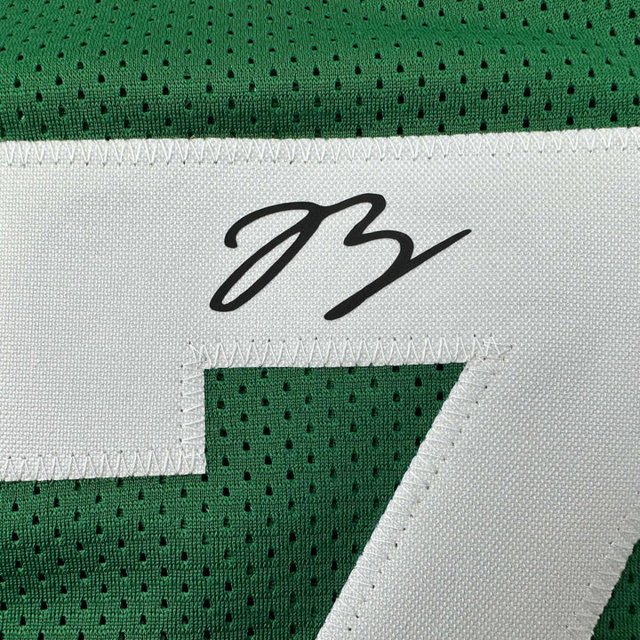 Facsimile Autographed Jaylen Brown Boston Green Reprint Auto Jersey Size Mens XL