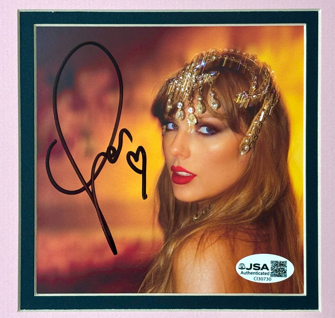 Taylor Swift Autographed Life Of A Showgirl CD Framed Album JSA COA Signed Photo