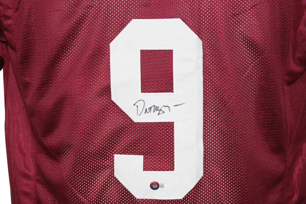 Dat Nguyen Autographed/Signed College Style Red XL Jersey Beckett 39320