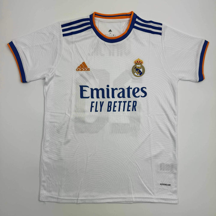 Autographed/Signed Vini Vinicius Jr. Real Madrid White Soccer Jersey BAS COA #2