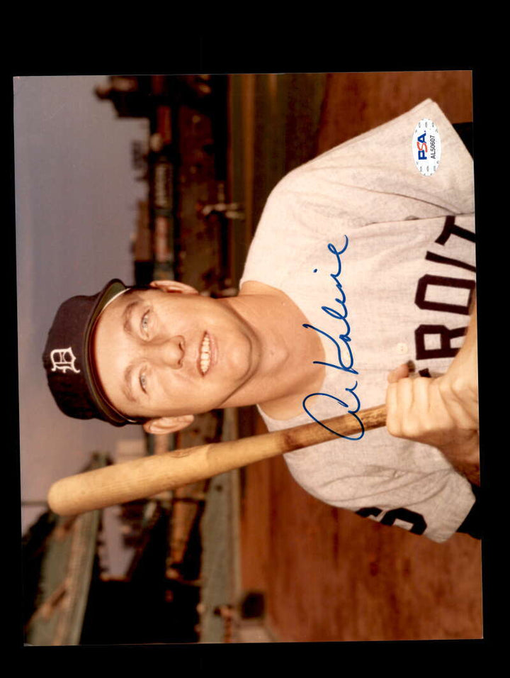 Al Kaline PSA DNA Signed  8x10 Photo Autographed Tigers