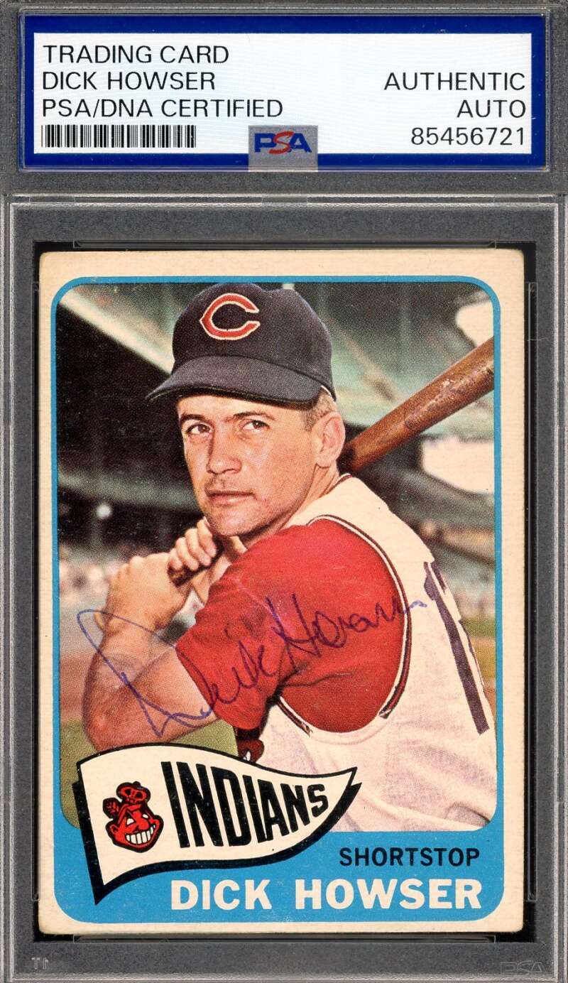 Dick Howser PSA DNA Vintage Signed 1965 Topps Autograph