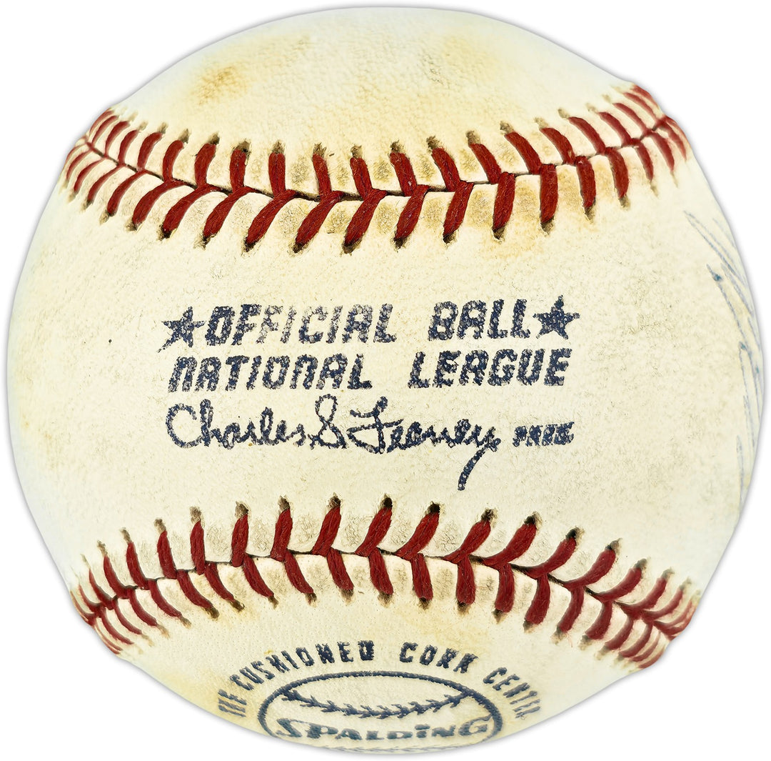Roberto Clemente Auto Official Feeney NL Baseball Pirates "To Bill" Beckett, PSA