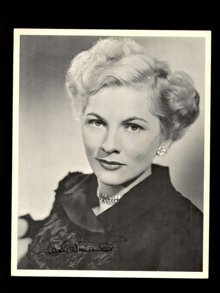 Joan Fontaine JSA Coa Signed 8x10 Photograph Autograph