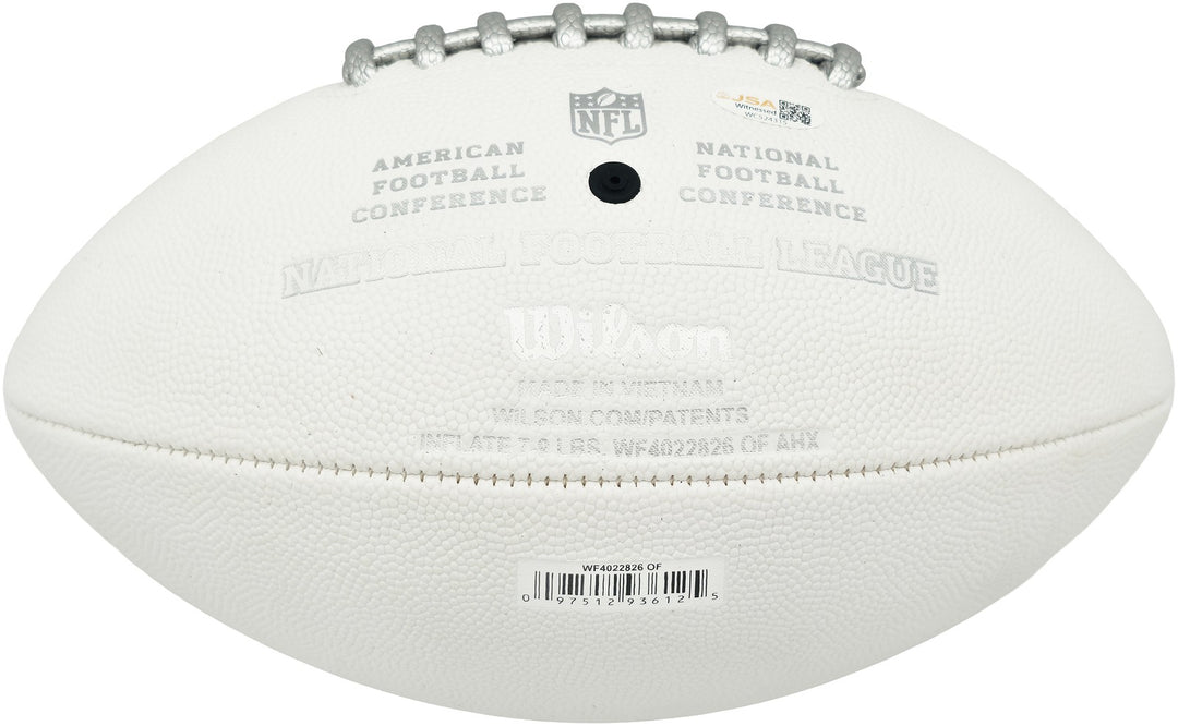 Jalen Carter Signed Philadelphia Eagles NFL Team Series Football JSA Witness