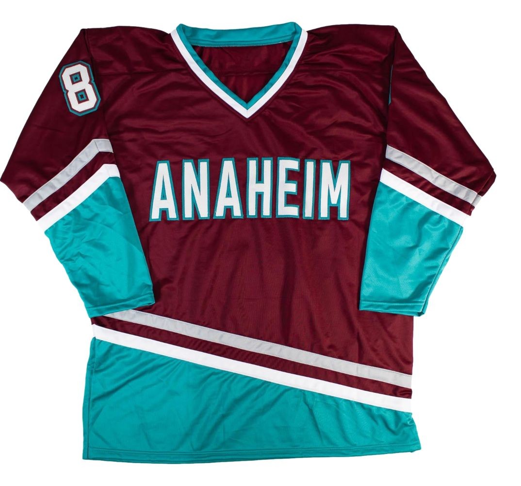 Teemu Selanne Anaheim Signed Burgundy Hockey Jersey HOF 17 BAS