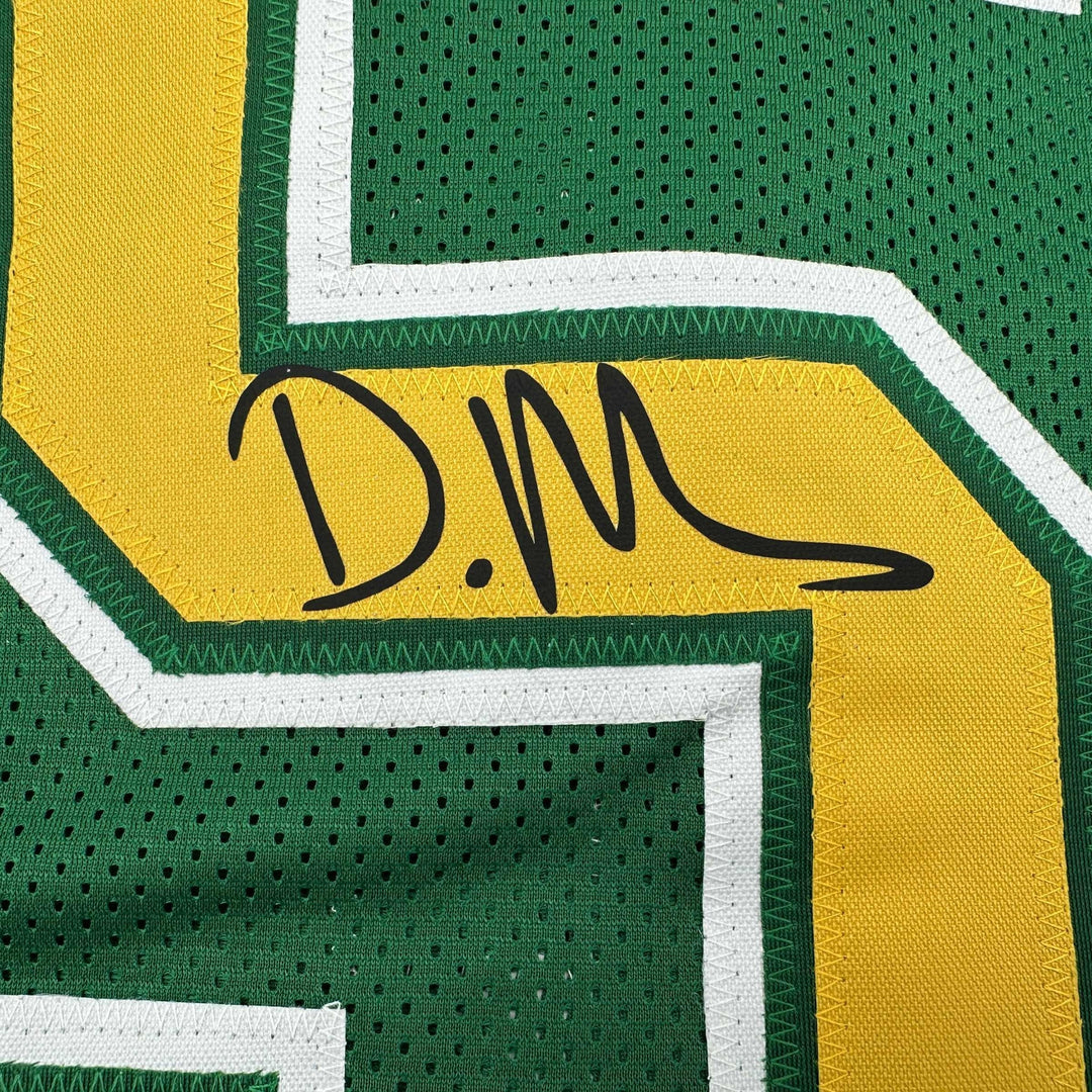 Facsimile Autographed Dante Moore Oregon Green Reprint Jersey Size Men's XL