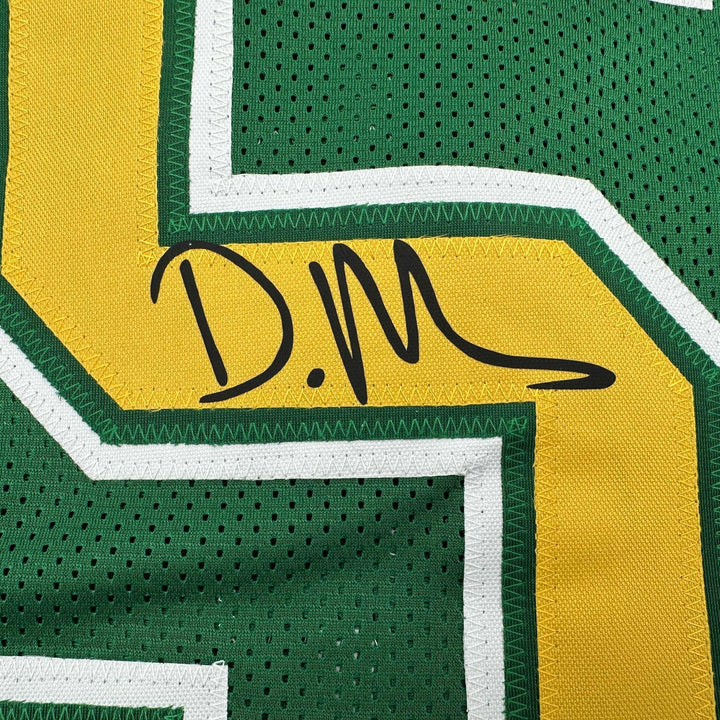 Facsimile Autographed Dante Moore Oregon Green Reprint Jersey Size Men's XL