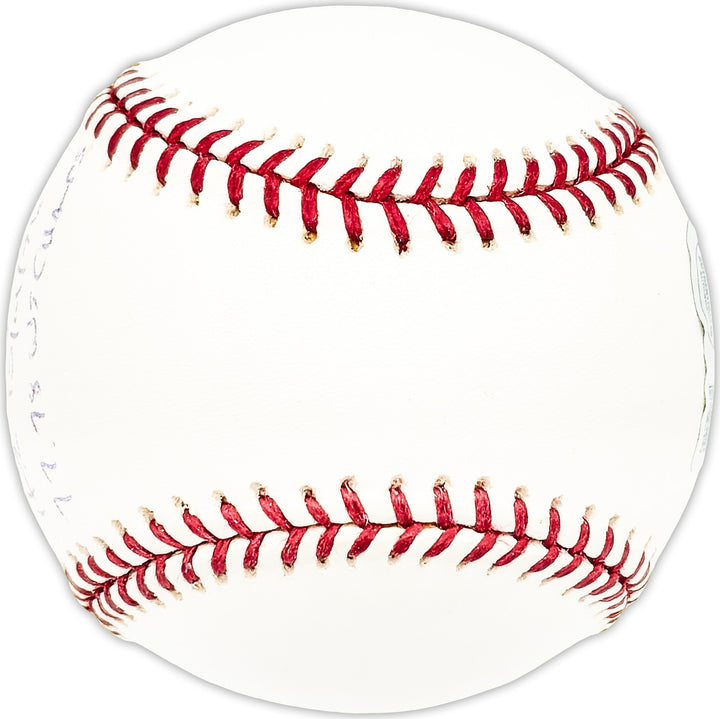 Chris Chambliss Autographed 1978 WS Baseball Yankees ALCS HR Beckett BM25614