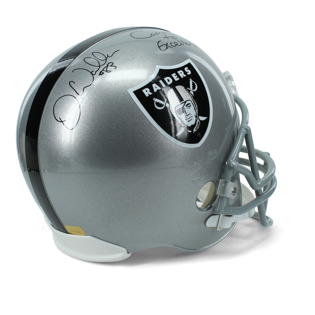 Darren Waller Signed Las Vegas Raiders FS Helmet Inscribed COA Inscriptagraphs