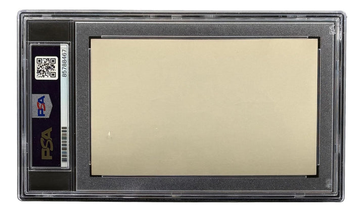 Jesse Haines Signed Index Card St. Louis Cardinals PSA/DNA