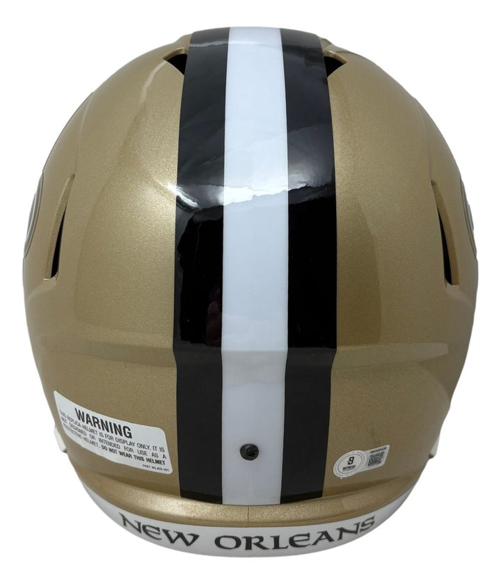 Drew Brees Signed New Orleans Saints Full Size Replica Speed Helmet HOF 26 BAS