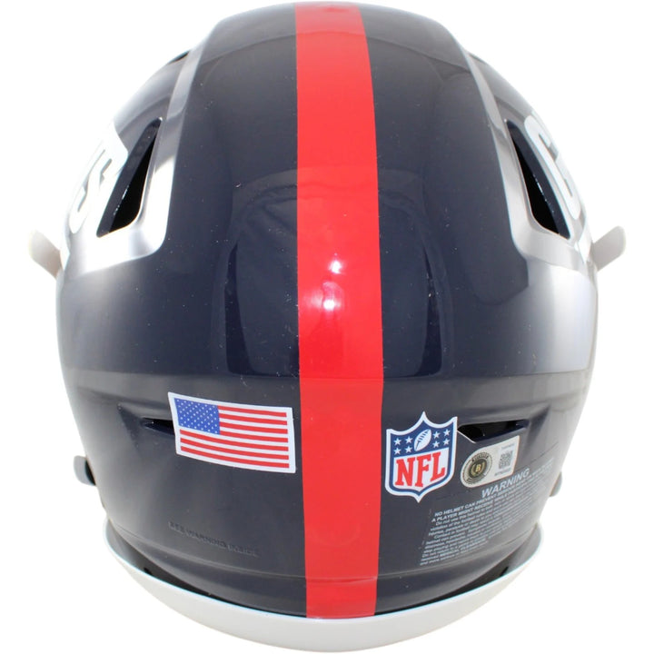 Phil Simms Signed New York Giants SpeedFlex TB Helmet SB MVP Beckett WIT 58496