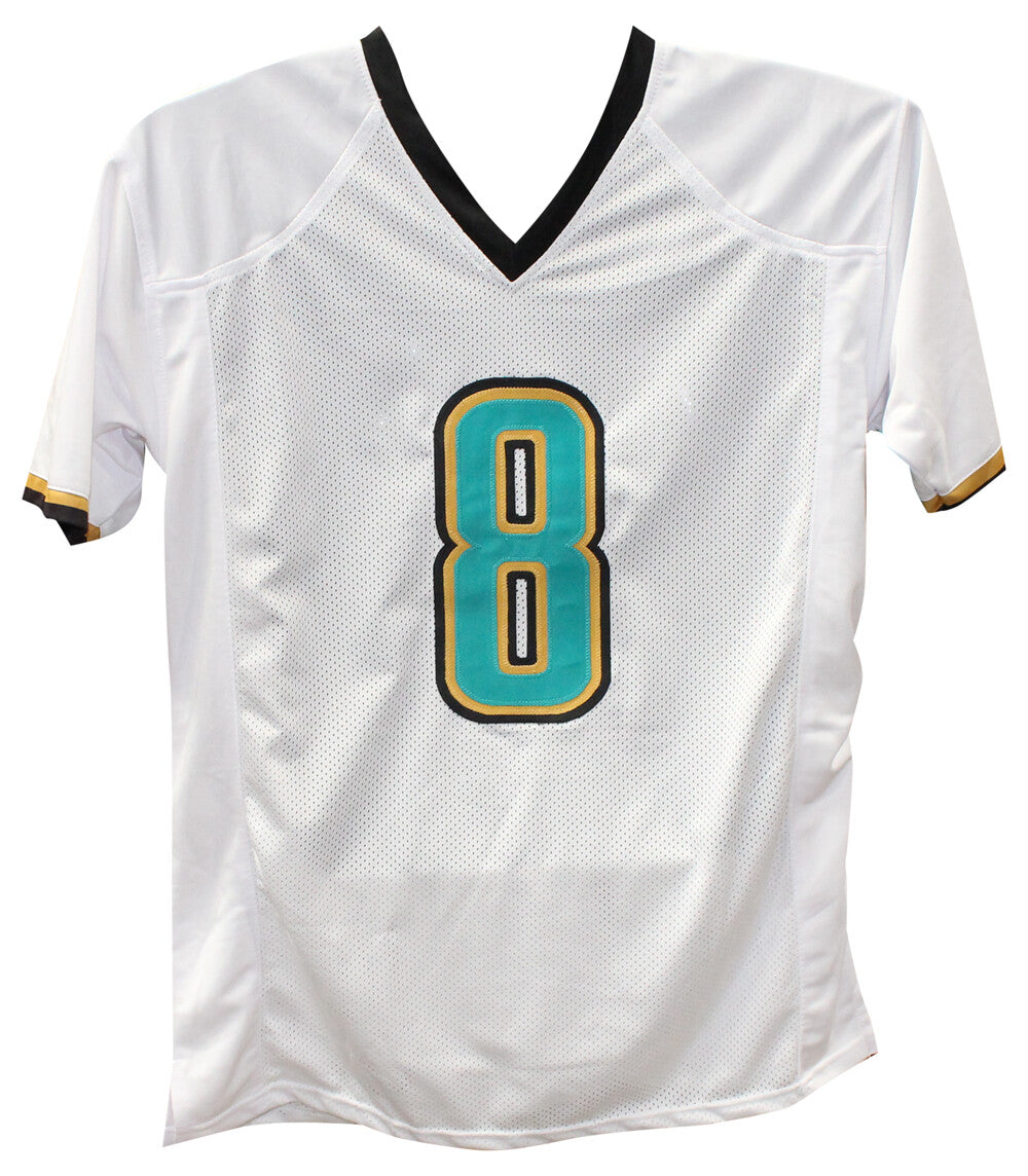 Mark Brunell Autographed/Signed Pro Style White XL Jersey BAS 40271