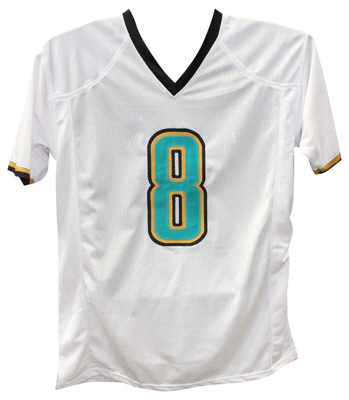Mark Brunell Autographed/Signed Pro Style White XL Jersey BAS 40271