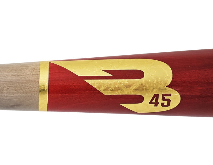 Elly De La Cruz Auto Red B45 Player Model Bat Reds MLB Debut 6/6/23 Beckett Wit