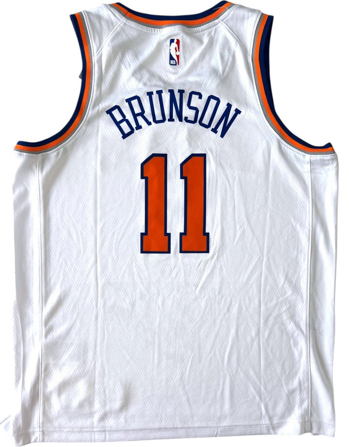 2026 NEW YORK KNICKS TEAM SIGNED AUTOGRAPHED BASKETBALL JERSEY BRUNSON HART JSA