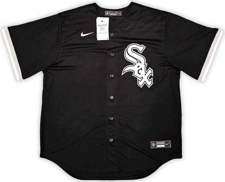 Chicago White Sox Bo Jackson Signed Black Nike Jersey Size XL Beckett Wit