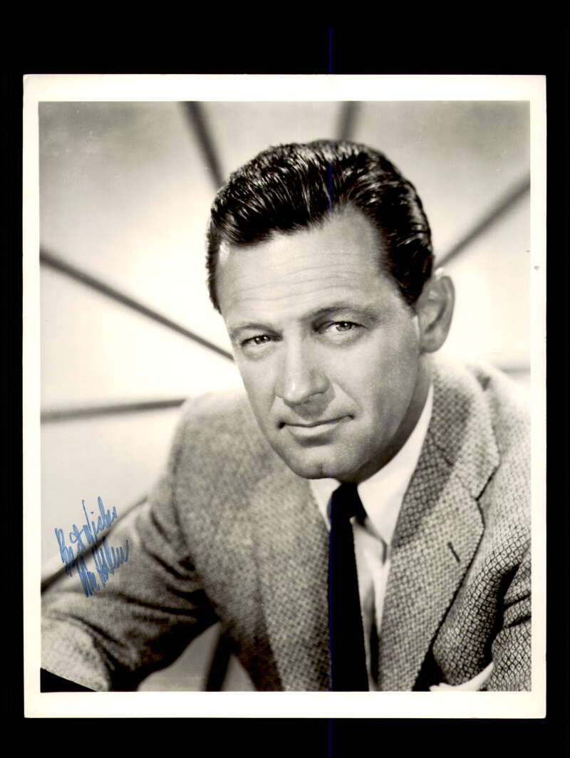 William Holden JSA Coa Signed Vintage 8x10 Photograph Autograph